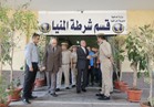 صور.. مدير أمن المنيا يتفقد إدارة الترحيلات وأقسام الشرطة