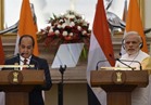 السيسي يلتقي رئيس وزراء الهند لبحث التعاون الثنائي بين البلدين