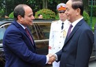 السيسي: عرضت على الرئيس الفيتنامي الرؤية المصرية لمكافحة الإرهاب .. فيديو 