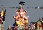 الهندوس يحتفلون بـ«جنيش».. إله الثراء ذو الأيادي الأربع | صور