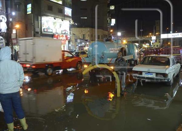 أمطار في محافظة الغربية .. وطواريء في الاحياء والكهرباء      