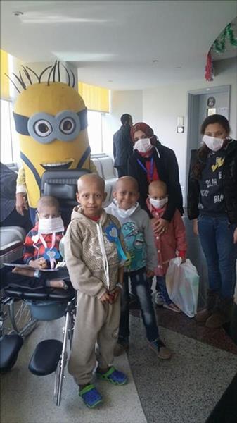  جمعية مصر الجديدة ترسم الفرحة على وجوه اطفال مستشفى  57357