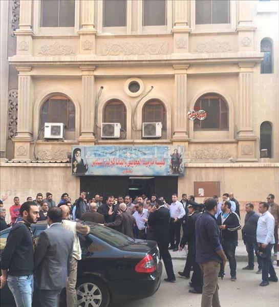  محافظ القاهرة يصل كنيسة مارمينا  