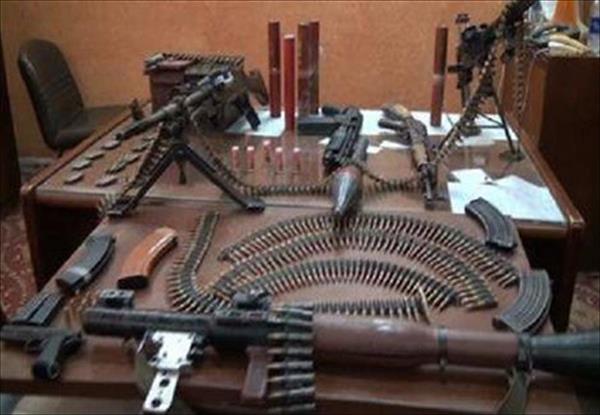 ضبط 167 قطعة سلاح ناري من بينها «جرينوف»و«بنادق آلية» في حملات أمنية