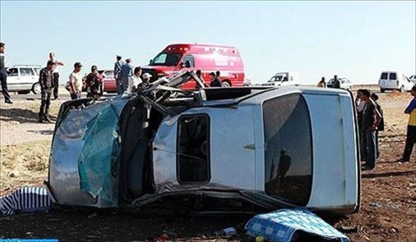 مصرع وإصابة 5 أشخاص في حادث تصادم بالوادي الجديد