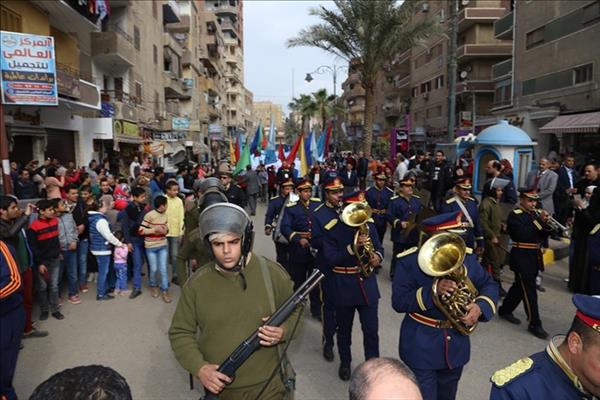 المنوفية تحتفل بأعياد الشرطة بمسيرات شبابية تجوب الشوارع