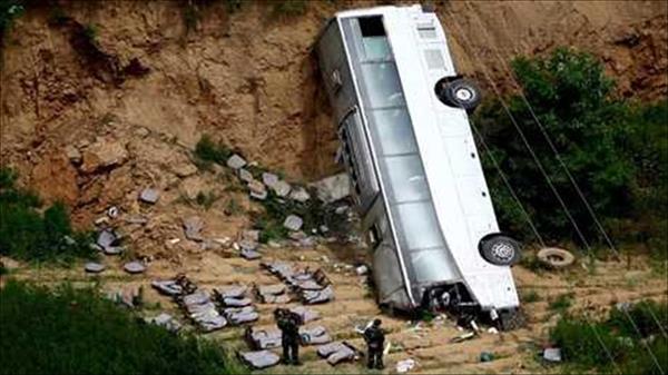 سقوط حافلة ركاب بواد في جواتيمالا