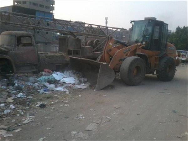 رفع 24 طن قمامة ومخلفات من شوارع المدينة 