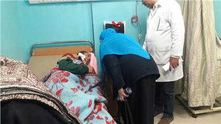 صورة للمصابين من انهيار  عقار منشأة ناصر