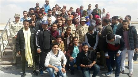 تفعيلا لمبادرة تعريف الشباب بانجازات الدولة المصرية :