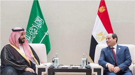 الرئيس عبدالفتاح السيسي وولي العهد السعودي