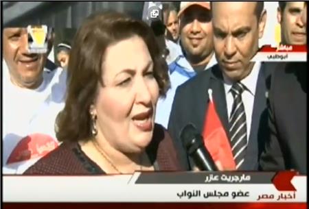مارجريت عازر: المصريون بالخارج يعبرون عن فرحتهم بالانتخابات الرئاسية
