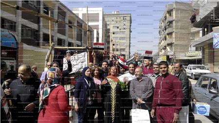 مصر تنتخب|الناخبون بشبرا الخيمة: النزول للصناديق أقل واجب للرئيس السيسي