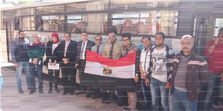 13 سيارة مجانية من جامعة الإسكندرية  لنقل الطلاب والموظفين للجان الانتخابات