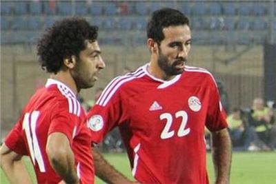 محمد أبو تريكة ومحمد صلاح 