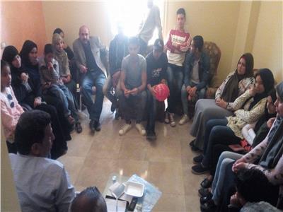 اجتماع أعضاء جمعية «رعاية أسر الشهداء والمصابين بشمال سيناء»