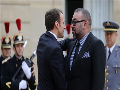 الرئيس الفرنسي والملك المغربي
