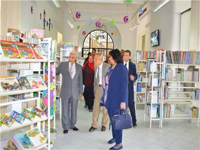 وزير الثقافة في ضيافة مكتبة مصر