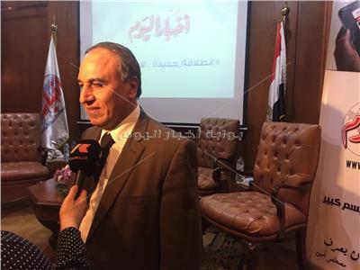 نقيب الصحفيين عبدالمحسن سلامة خلال حضوره حفل تدشين انطلاقة بوابة أخبار اليوم