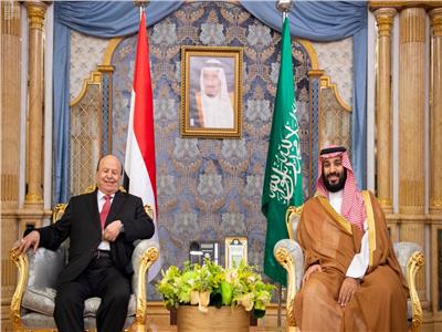 الأمير محمد بن سلمان والرئيس اليمني عبدربه منصور هادي