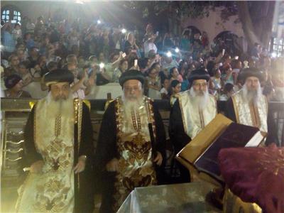 كنيسة العذراء بالمعادي تحتفل بتذكار مجئ العائلة المقدسة لمصر