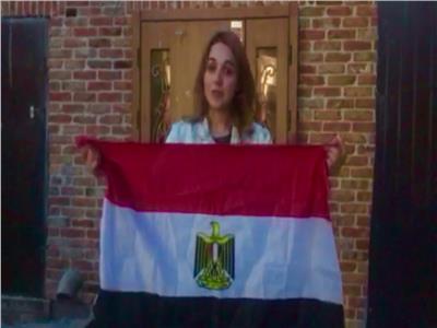 الروس يشجعون منتخب مصر ومحمد صلاح في كأس العالم