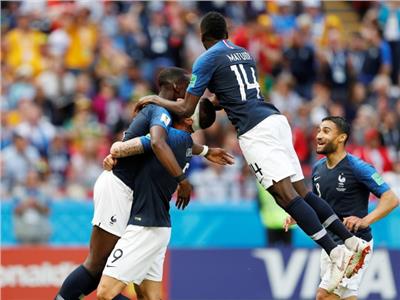 فرحة لاعبي فرنسا بالفوز - صورة من رويترز