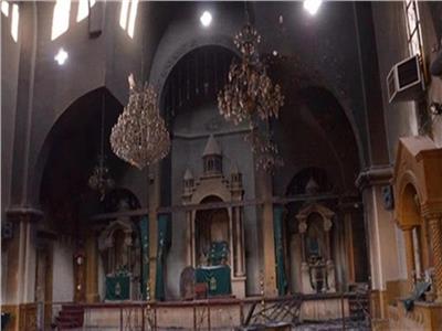 حرق كنيسة «كفر حكيم»