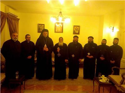 المدبر الرسولي الكاثوليكي لايبارشية الجيزة والفيوم وبني سويف يزور أُسقف 6 أكتوبر وأوسيم