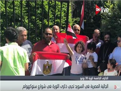 لقطة من إحتفالات الجالية المصرية بالسويد
