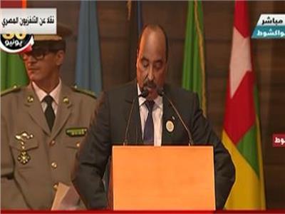 الرئيس الموريتانى، محمد ولد عبد العزيز