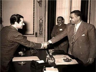 الرئيس جمال عبد الناصر وفريد الاطرش 