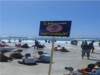 حالات غرق متعددة بشواطئ غرب الإسكندرية