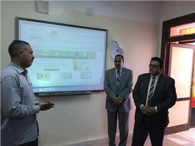 وكيل وزارة التربية والتعليم بجنوب سيناء يتفقد منظومة التعليم الجديدة 