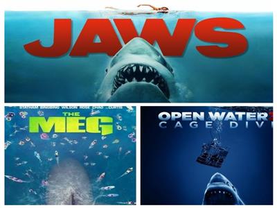 jaws, the meg, open water