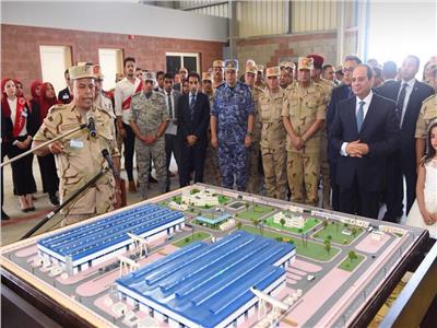 الرئيس السيسي خلال افتتاح عدد من المشروعات ببني سويف