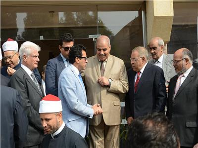  وزير الشباب يكرم رئيس جامعة الأزهر