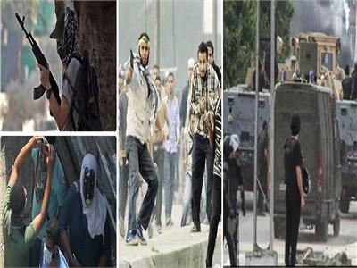 صورة مجمعة لعنف جماعة الإخوان