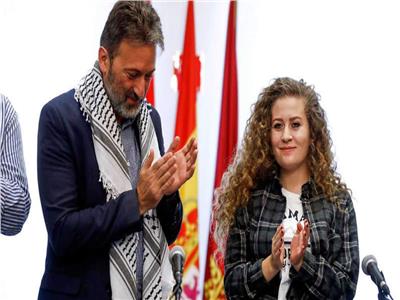 عهد التميمي ومدير العلاقات بريال مدريد