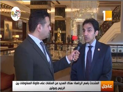 السفير بسام راضى المتحدث الرسمي بأسم رئاسة الجمهورية