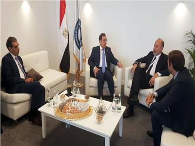 وزير البترول يبحث مع شركة أديسون الايطالية مجالات عملها فى مصر