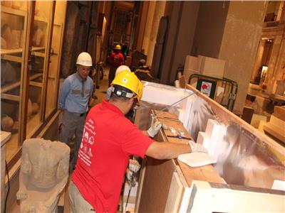 نقل ٢٤٠ قطعة اثرية الى المتحف المصري الكبير