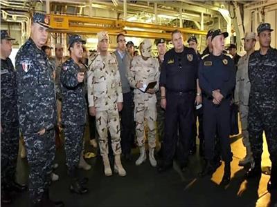 وزراء دفاع مصر وقبرص واليونان يشهدون المرحلة الرئيسية للتدريب «ميدوزا 7» 