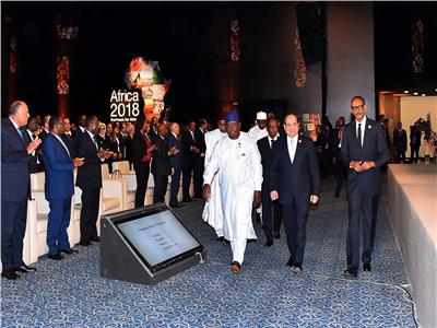 الرئيس السيسي يستقبل الزعماء المشاركون في منتدى أفريقيا 2018