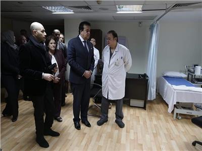 خالد عبد الغفار يفتتح قسم ذوي الاحتياجات الخاصة بمستشفي سعاد كفافي الجامعي