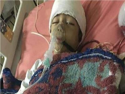 محمد أشرف - طفل فقد وعية نتيجة سقوط سور مدرية على رأسة