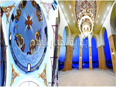 «الفتاح العليم»و«ميلاد المسيح».. تحفتان معماريتان على أرض العاصمة الإدارية
