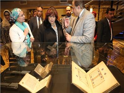وزيرة الثقافة د.إيناس عبد الدايم تتفقد مبنى دار الكتب