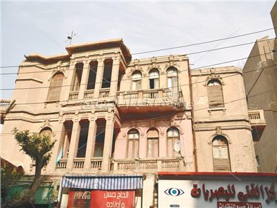 واجهة منزل الأديب الراحل عباس محمود العقاد - تصوير علاء محمد علي