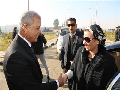محافظ المنوفيه يستقبل وزيرة البيئة
